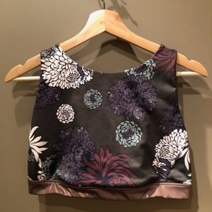 Joy Lab Floral Sport Bra- Crop Top